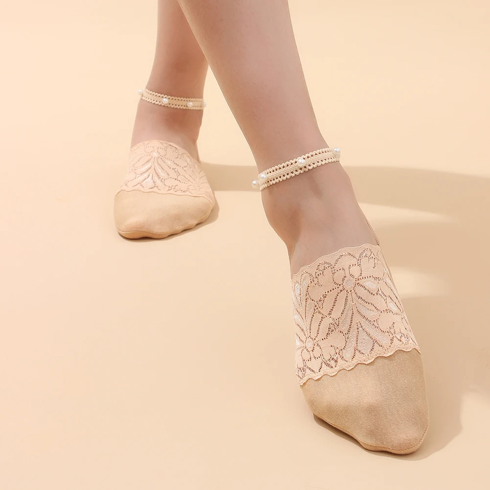 1 Pair Women'S Summer Sexy Transparent Lace Flower Socks Thin Pearl Invisible Socks Female Breathable Non-Slip Ankle Socks
1 Pair Women'S Summer Sexy Transparent Lace Flower Socks Thin Pearl Invisible Socks Female Breathable Non-Slip Ankle Socks