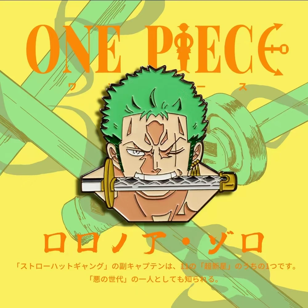 Roronoa Zoro Women Brooch Jewelry One Piece Anime Accessories Enamel Pin for Backpack Clothes Bag Men Metal Badges Manga Gift
Roronoa Zoro Women Brooch Jewelry One Piece Anime Accessories Enamel Pin for Backpack Clothes Bag Men Metal Badges Manga Gift