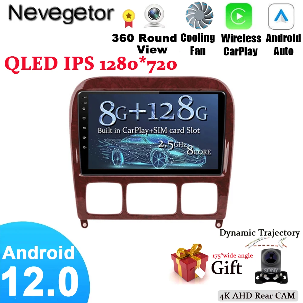 9 Android 12 для Mercedes Benz S Class W220 S280 S320 S350 S400 S430 S500 S600 360 камера Автомобильный GPS Стерео Радио мультимедийный плеер
9 Android 12 для Mercedes Benz S Class W220 S280 S320 S350 S400 S430 S500 S600 360 камера Автомобильный GPS Стерео Радио мультимедийный плеер