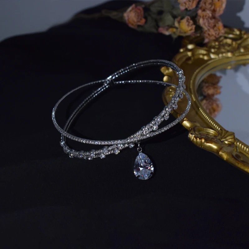Necklace Tiara Two Ways To Wear Silver Rhinestone Crystal Pendant For Women And Girls
Necklace Tiara Two Ways To Wear Silver Rhinestone Crystal Pendant For Women And Girls