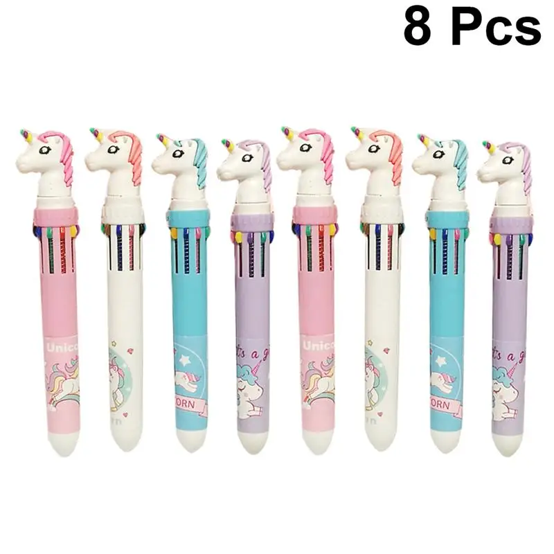 8Pcs Unicorn Decorated Ballpoint Pens Multi Color Ball Point Pens Click Ballpoint Pen Plastic Ballpoint Pens
8Pcs Unicorn Decorated Ballpoint Pens Multi Color Ball Point Pens Click Ballpoint Pen Plastic Ballpoint Pens