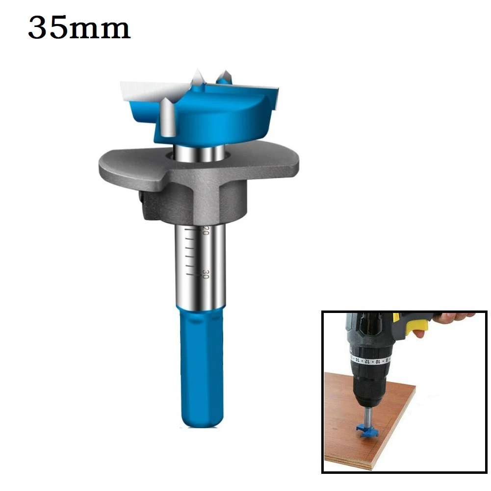Hinge Hole Drill Bit Woodworking Hole Opener Positioning Drilling 78*35mm For Electric Drills Cabinet Hinges Installation Boards
Hinge Hole Drill Bit Woodworking Hole Opener Positioning Drilling 78*35mm For Electric Drills Cabinet Hinges Installation Boards