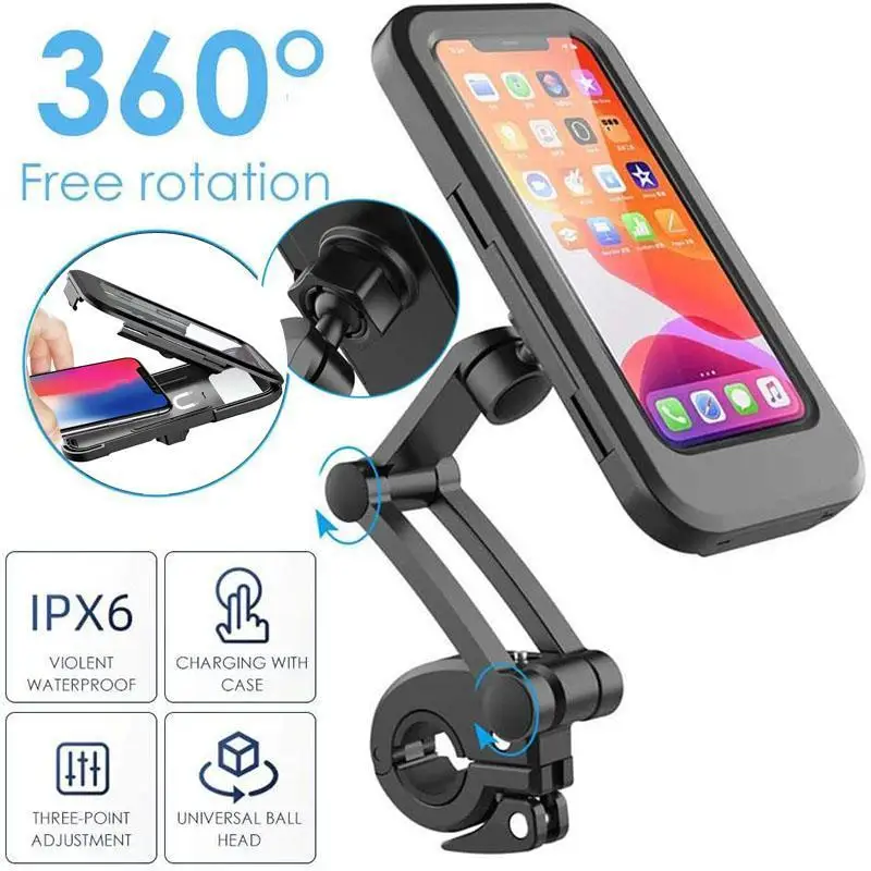 Riding Universal Waterproof Bracket Shockproof Riding 360 Degree Rotation Bike Phone Stand Phone Holder Case Dropshipping
Riding Universal Waterproof Bracket Shockproof Riding 360 Degree Rotation Bike Phone Stand Phone Holder Case Dropshipping