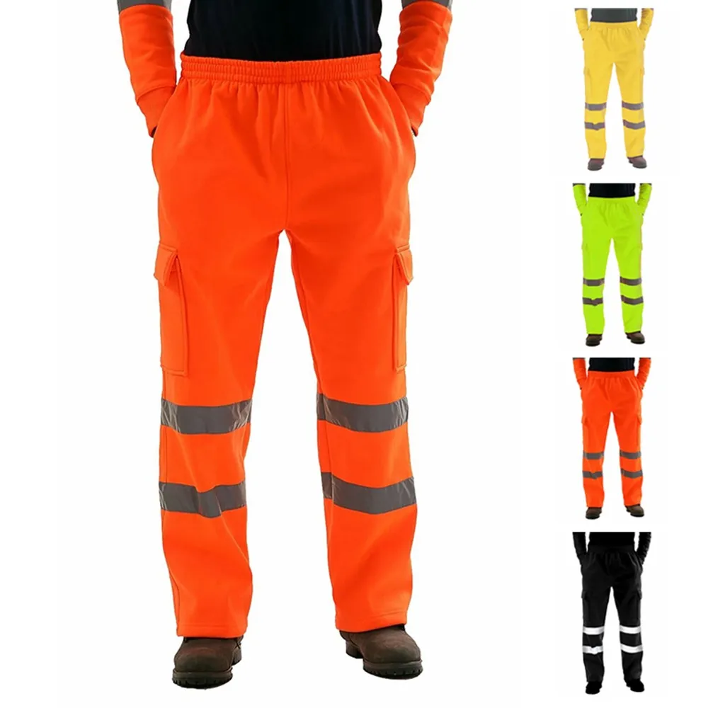 Men's Safety Sweat Pant Trousers High Visibility Bottoms Workwear Reflective Tape Safety Pants Multi-Pockets Work Trouser
Men's Safety Sweat Pant Trousers High Visibility Bottoms Workwear Reflective Tape Safety Pants Multi-Pockets Work Trouser