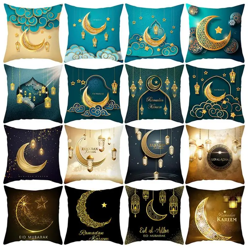 Eid Cushion Cover High Quality Soft And Comfortable Eid Pillow Case Cover With Invisible Zipper For Eid And Ramadan Decoration
Eid Cushion Cover High Quality Soft And Comfortable Eid Pillow Case Cover With Invisible Zipper For Eid And Ramadan Decoration