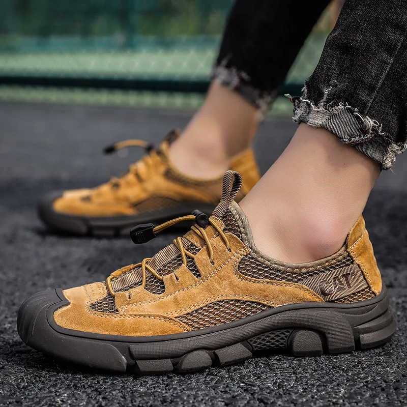 Outdoor Jogging Male Running Sneakers New Summer Anti-Slip Hollow Breathable Men Casual Shoes Caterpillar Wading Mesh Footwear
Outdoor Jogging Male Running Sneakers New Summer Anti-Slip Hollow Breathable Men Casual Shoes Caterpillar Wading Mesh Footwear