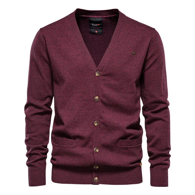 2022 New Men's Solid Color Sweater Cross Border European Men's Sweater Basic Casual Cardigan
2022 New Men's Solid Color Sweater Cross Border European Men's Sweater Basic Casual Cardigan