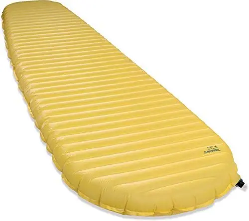 

Xlite Camping and Backpacking Sleeping Pad, Lemon Curry, Large - 25 x 77 Inches, WingLock Valve Outdoor Sleeping bag liner Punch