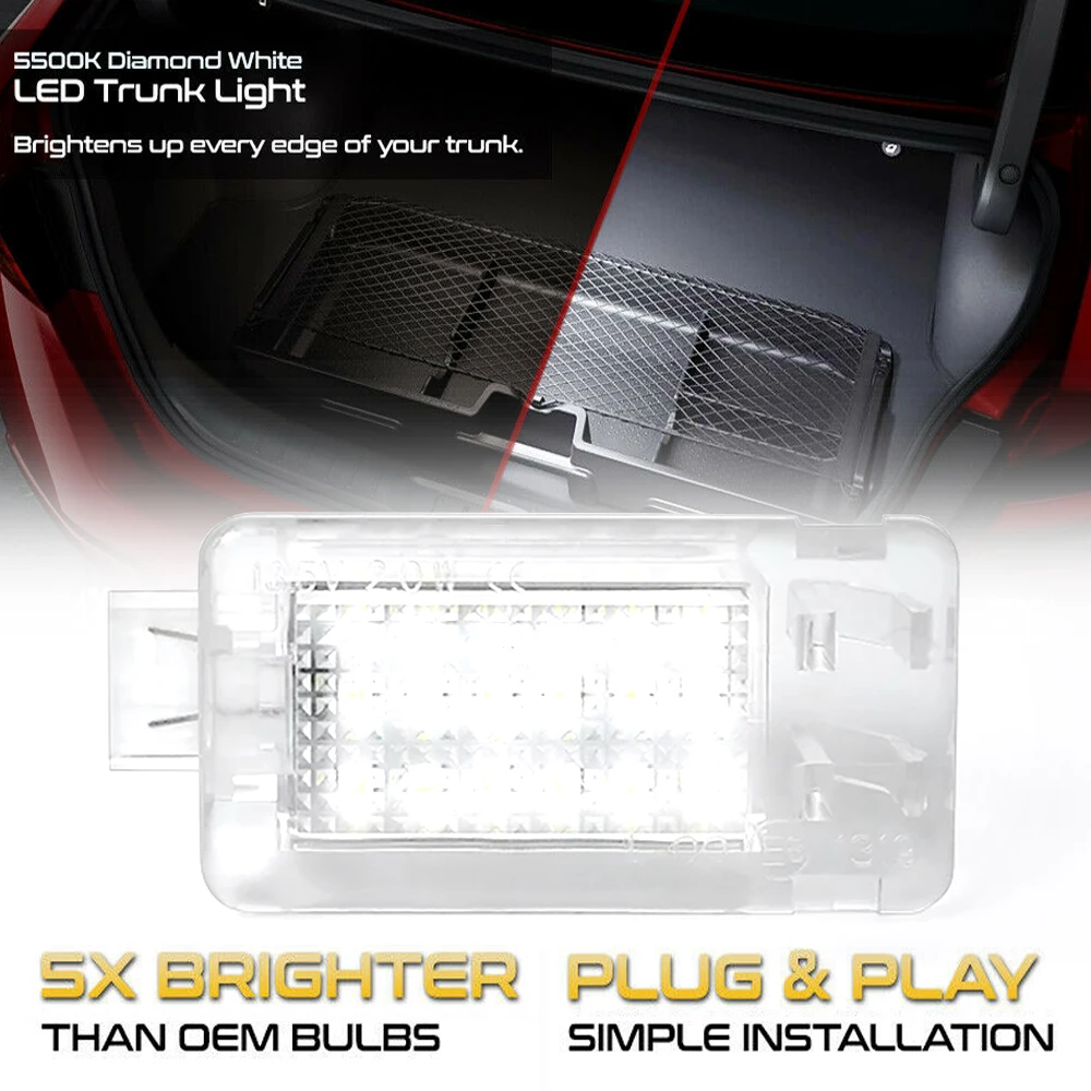 2Pcs 18-SMD LED Trunk Cargo Area Lamps Luggage Compartment Light For Volvo S60 XC90 V70 V50 S40 S80 C30 XC70 C70
2Pcs 18-SMD LED Trunk Cargo Area Lamps Luggage Compartment Light For Volvo S60 XC90 V70 V50 S40 S80 C30 XC70 C70