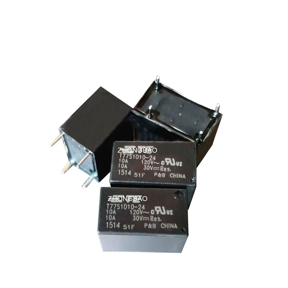 5 шт./лот T77S1D10-24 24VDC 4 24V 10A 
5 шт./лот T77S1D10-24 24VDC 4 24V 10A