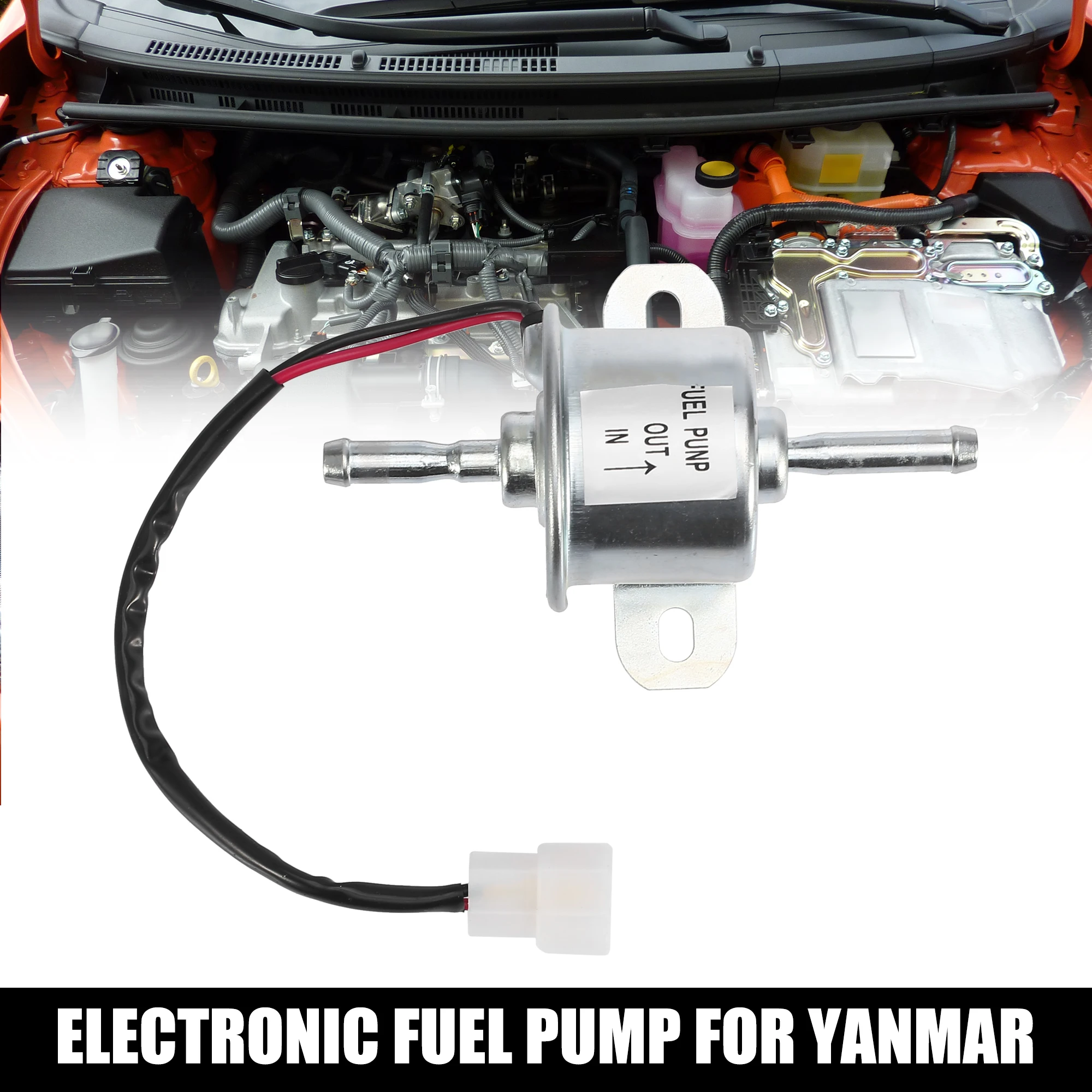 X Autohaux Auto Electronic Fuel Pump Replacement Silver Tone Black Metal Plastic 129612-52100 for Yanmar 4TNV88 3TNV88
X Autohaux Auto Electronic Fuel Pump Replacement Silver Tone Black Metal Plastic 129612-52100 for Yanmar 4TNV88 3TNV88