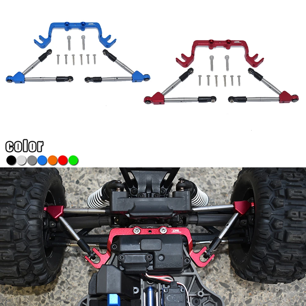 

GPM TRAXXAS 1/10 4WD HOSS 4X4 VXL 3S-90076-4 MONSTER TRUCK Metal Aluminum alloy Front Steering tie rod + +Fixed code