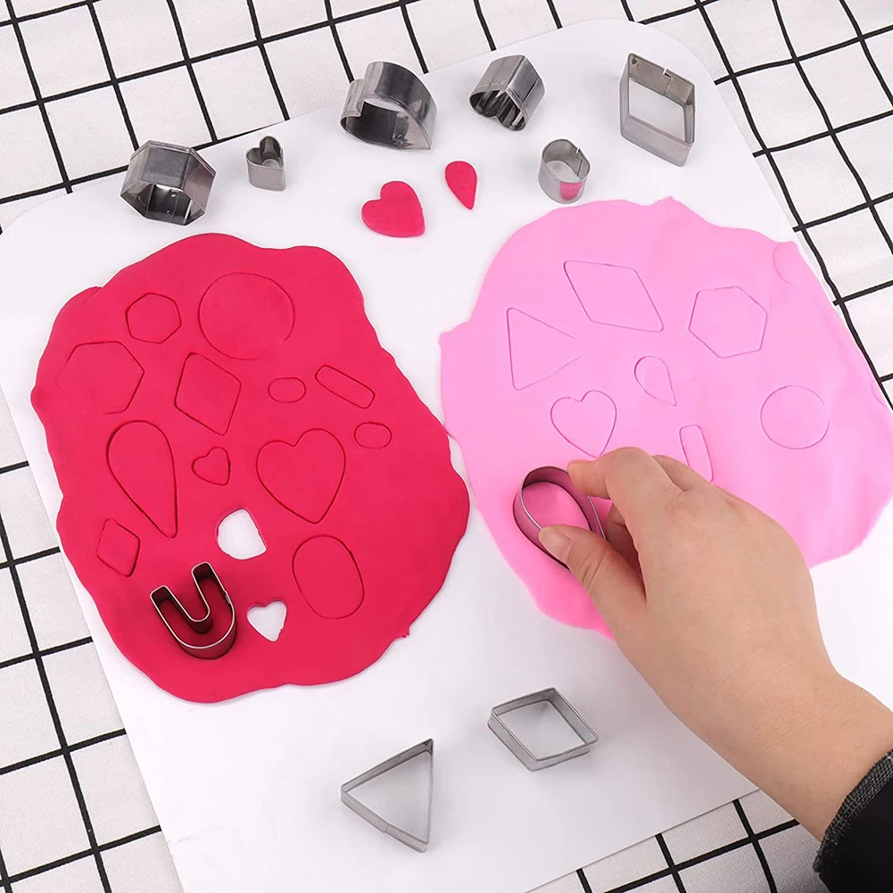 Polymer Clay Earring Cutters Stainless Steel Baking Mould Handmade DIY Craft For Jewelry Making Handcraft Kitchen Baking Cake
Polymer Clay Earring Cutters Stainless Steel Baking Mould Handmade DIY Craft For Jewelry Making Handcraft Kitchen Baking Cake
