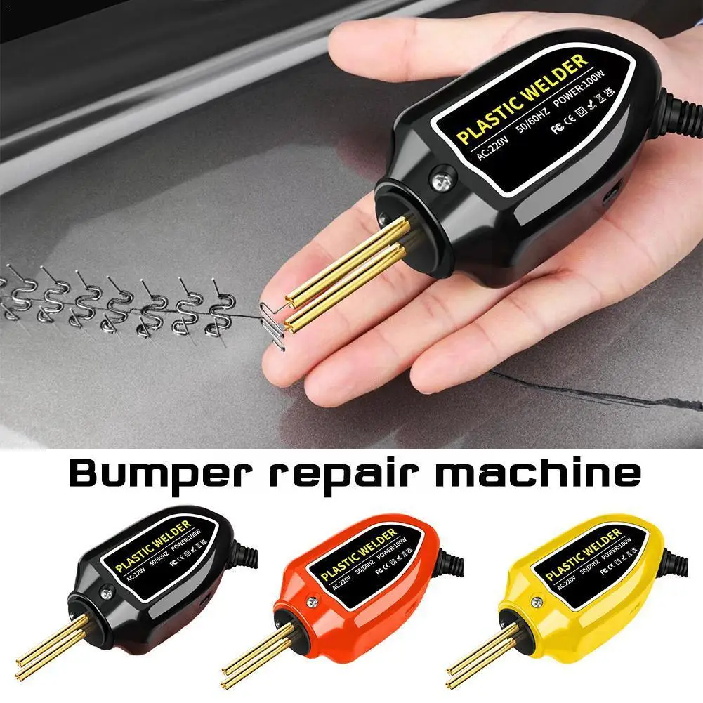 New Plastic Welder Mini 100W Heat Gun Hot Stapler Plastic Welding Soldering Kit Car Repair Machine Electronic Tools Bumper N8W7
New Plastic Welder Mini 100W Heat Gun Hot Stapler Plastic Welding Soldering Kit Car Repair Machine Electronic Tools Bumper N8W7