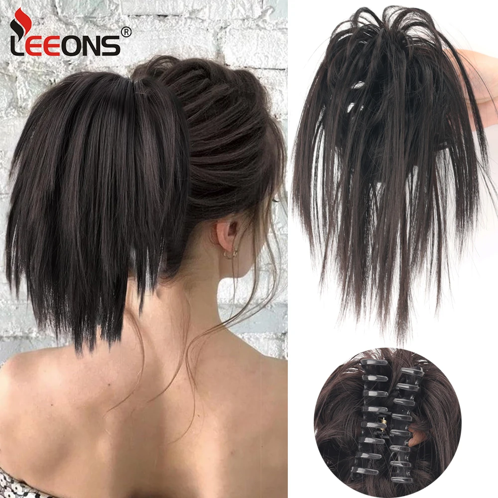 Straight Messy Bun Hair Piece Claw Clip In Hair Buns Hair Piece For Women Short High Ponytail Extension Updo Hair Bun For Girls
Straight Messy Bun Hair Piece Claw Clip In Hair Buns Hair Piece For Women Short High Ponytail Extension Updo Hair Bun For Girls