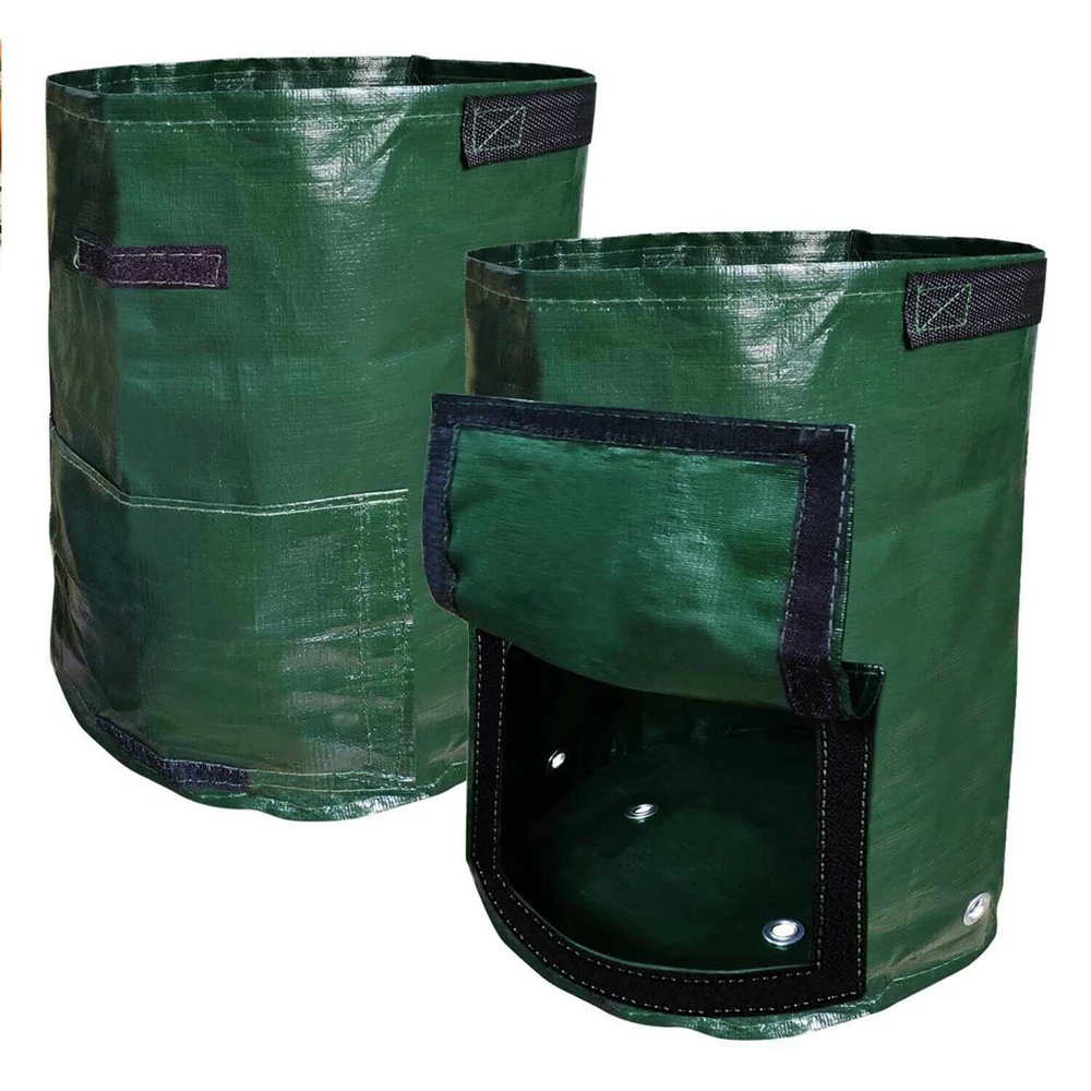 5/7/10 Gallons Potato Grow Bags PE Vegetable Planter Growing Bag DIY Fabric Grow Pot Outdoor Garden Pots Garden Tools Veget
5/7/10 Gallons Potato Grow Bags PE Vegetable Planter Growing Bag DIY Fabric Grow Pot Outdoor Garden Pots Garden Tools Veget
