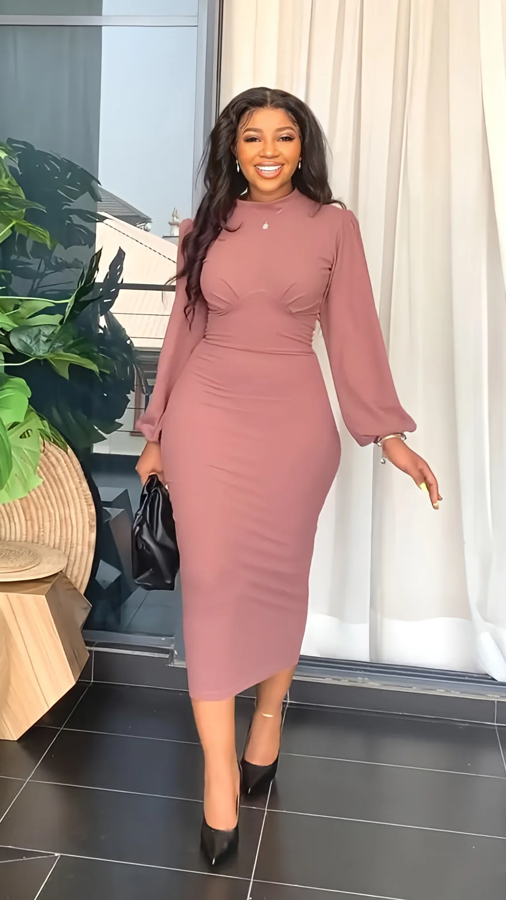 Women's Summer Elegant Casual Midi Red Dress Long Sleeve Pencil Vintage Party Black Vestidos Female Fashion Outwear Sundress
Women's Summer Elegant Casual Midi Red Dress Long Sleeve Pencil Vintage Party Black Vestidos Female Fashion Outwear Sundress