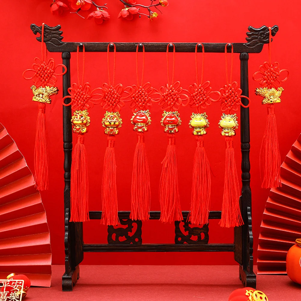 4 Pcs Chinese Knot Pendant Hanging Ornament Delicate Style Festival Ornaments The Gift Bonsai New Year Fringe
4 Pcs Chinese Knot Pendant Hanging Ornament Delicate Style Festival Ornaments The Gift Bonsai New Year Fringe