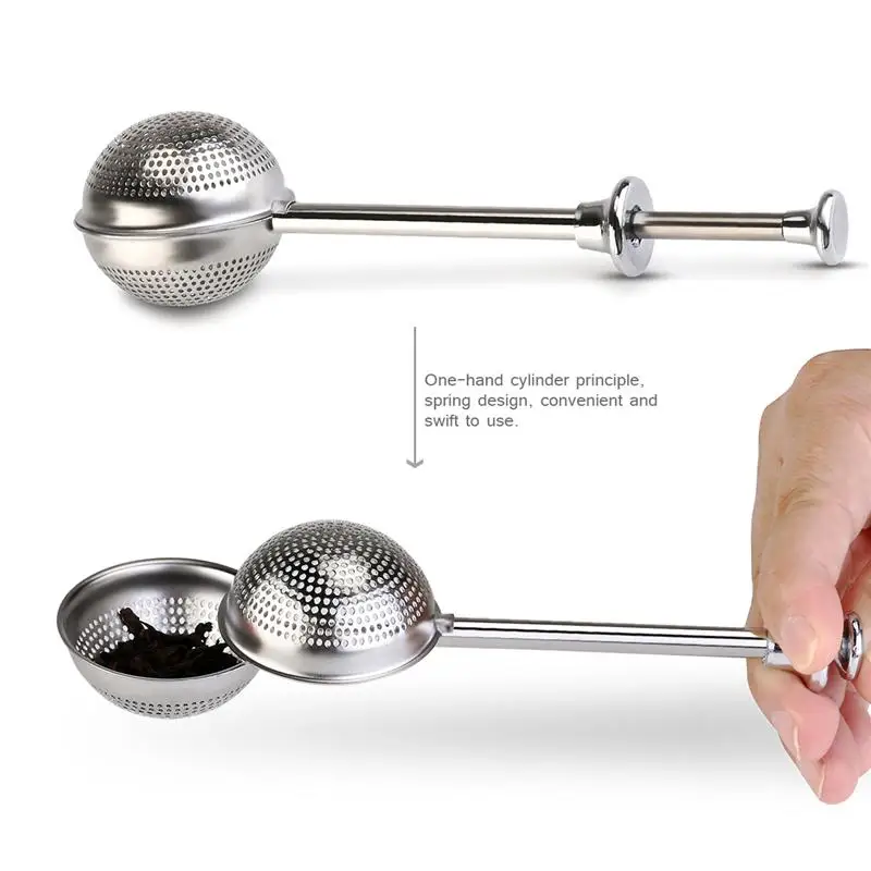 Stainless Steel Teapot Strainer Ball Shape Mesh Infuser Filter Drop Shipping Reusable Bag Spice Tool Accessories
Stainless Steel Teapot Strainer Ball Shape Mesh Infuser Filter Drop Shipping Reusable Bag Spice Tool Accessories