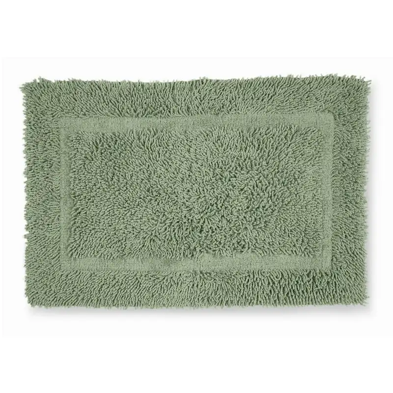 

Коврики-100% хлопчатобумажные-зеленые коврики для ванной-ультрамягкие и очень впитывающие Нескользящие коврики для ванной-быстросохнущие коврики для ванной
