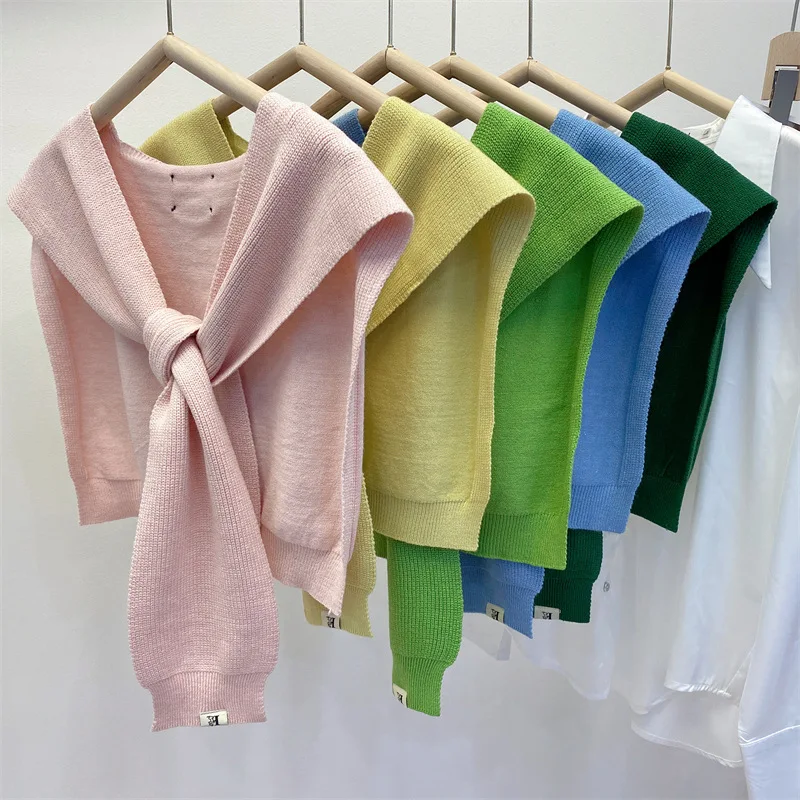 Женский трикотажный воротник, однотонный, со съемным искусственным воротником
Женский трикотажный воротник, однотонный, со съемным искусственным воротником