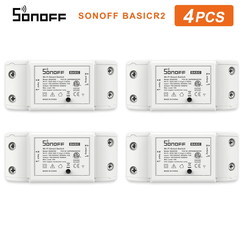 SONOFF BasicR2 Wifi Breaker Switch Smat Wireless Wifi Light Switch Smart Home Remote Controller Works With Alexa EWeLink APP
SONOFF BasicR2 Wifi Breaker Switch Smat Wireless Wifi Light Switch Smart Home Remote Controller Works With Alexa EWeLink APP