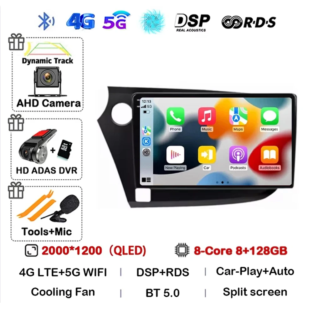Для HONDA INSIGHT 2009 2010 2011-2013 2014 Android 15 Carplay Автомагнитола Мультимедийный плеер Стереонавигация GPS 2din DVD BT
Для HONDA INSIGHT 2009 2010 2011-2013 2014 Android 15 Carplay Автомагнитола Мультимедийный плеер Стереонавигация GPS 2din DVD BT