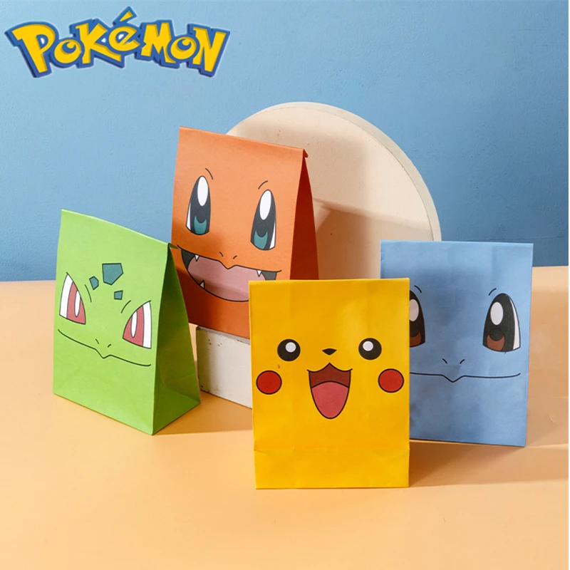 Pokemon Pikachu candy paper bag gift Christmas children's toys holiday birthday storage packaging kawaii cute
Pokemon Pikachu candy paper bag gift Christmas children's toys holiday birthday storage packaging kawaii cute