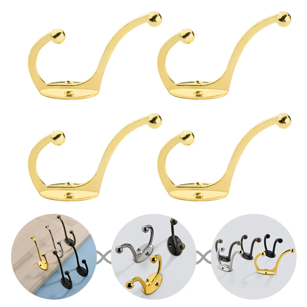 4 шт., настенные крючки из цинкового сплава 
4 шт., настенные крючки из цинкового сплава