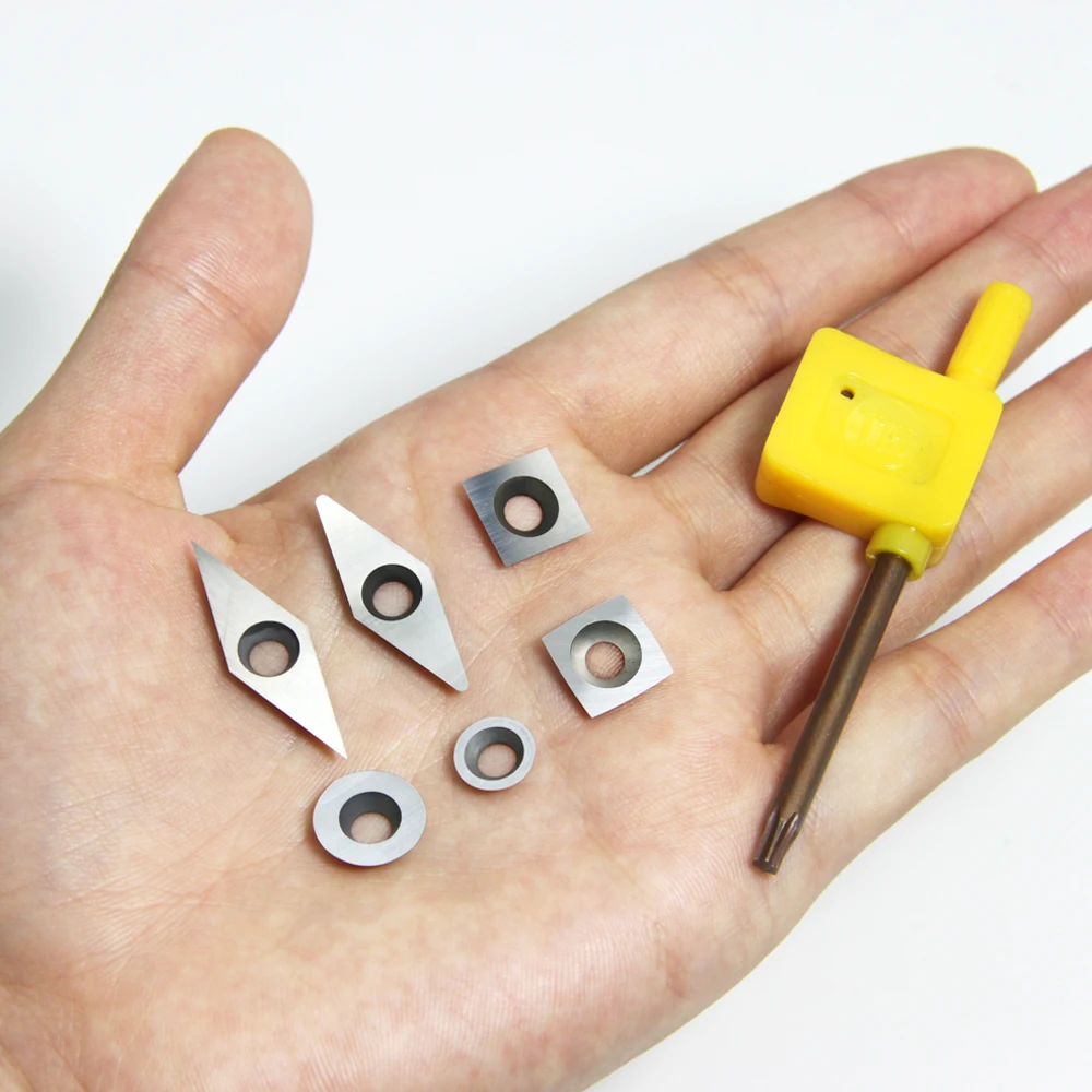Diamond Square Round Blades High Hardness Carbide Inserts Woodworking Turning Cutters for Boring Bar
Diamond Square Round Blades High Hardness Carbide Inserts Woodworking Turning Cutters for Boring Bar