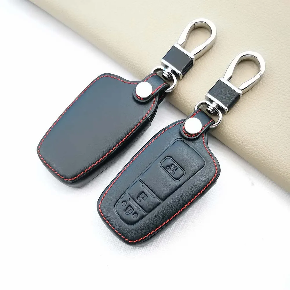 Leather Key Case Remote Control For Toyota Camry Chr Corolla Rav4 Avalon Land Cruiser Prido Prido Gift 3 Buttons 2018 2019 2020
Leather Key Case Remote Control For Toyota Camry Chr Corolla Rav4 Avalon Land Cruiser Prido Prido Gift 3 Buttons 2018 2019 2020