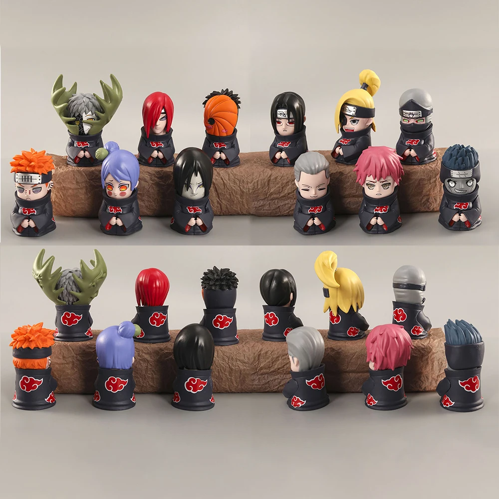 6PCS Naruto Figures PVC Model Toys Akatsuki Sasori Hidan Deidara Uchiha Itachi Hoshigaki Kisame Kakuzu Q Version Anime Dolls
6PCS Naruto Figures PVC Model Toys Akatsuki Sasori Hidan Deidara Uchiha Itachi Hoshigaki Kisame Kakuzu Q Version Anime Dolls
