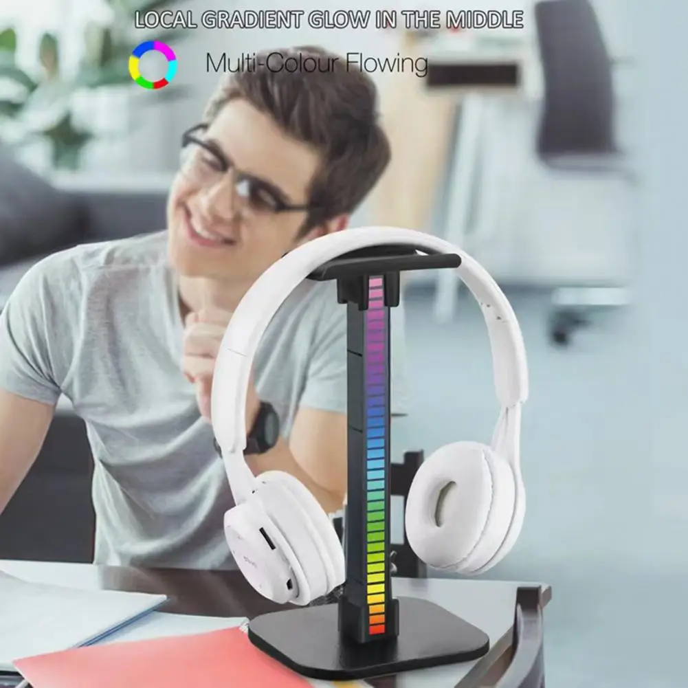 Headset Stand Compact Earphone Stand Pickup/Bottom Luminous Desktop Display Premium Over Ear Headphone Support Hanger
Headset Stand Compact Earphone Stand Pickup/Bottom Luminous Desktop Display Premium Over Ear Headphone Support Hanger