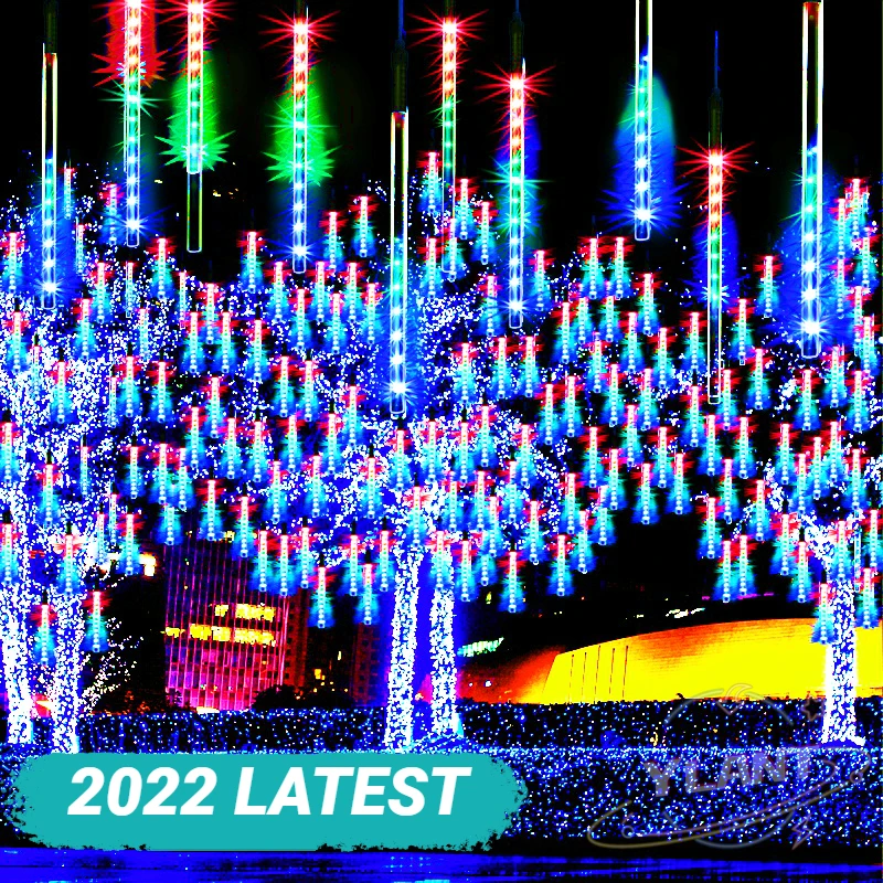8 Tube Meteor Shower Rain LED Fairy String Lights Garlands Christmas Decorations for Home Outdoor New Year Decor Garden 2022
8 Tube Meteor Shower Rain LED Fairy String Lights Garlands Christmas Decorations for Home Outdoor New Year Decor Garden 2022