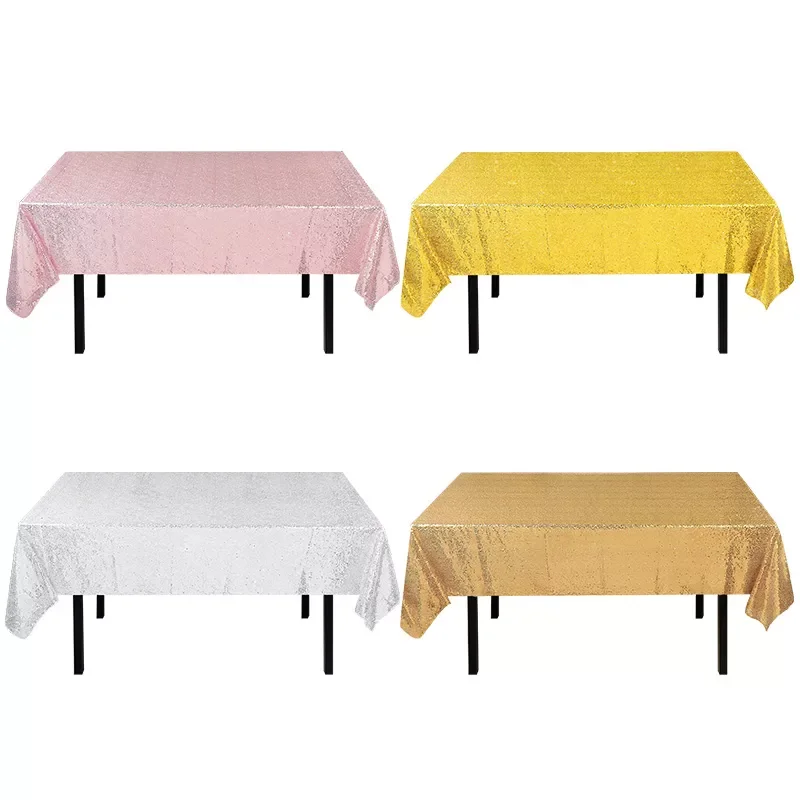 Прямоугольная скатерть с золотыми и серебряными блестками, 2022180x120 см
Прямоугольная скатерть с золотыми и серебряными блестками, 2022180x120 см