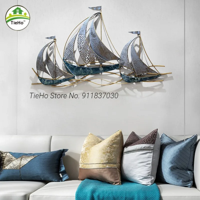 Modern Creative Iron Wall Mural Crafts Home Living Room Background Wall Hanging Sailboat Hotel 3D Wall Sticker Decor
Modern Creative Iron Wall Mural Crafts Home Living Room Background Wall Hanging Sailboat Hotel 3D Wall Sticker Decor