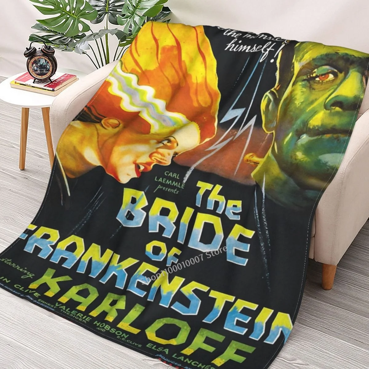 Bride Of Frankenstein Vintage Original Horror Film Art Funny Throw Blanket 3D printed sofa bedroom decorative blanket children
Bride Of Frankenstein Vintage Original Horror Film Art Funny Throw Blanket 3D printed sofa bedroom decorative blanket children