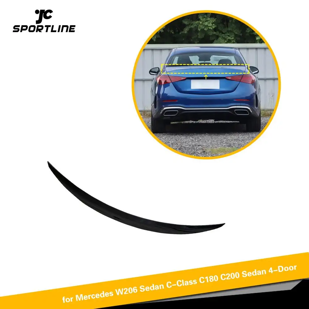 ABS Gloss Black Rear Trunk Spoiler for Mercedes-Benz C Class W206 C260 C300 Standard Sport AMG 2022 2023 Rear Boot Lip Wing
ABS Gloss Black Rear Trunk Spoiler for Mercedes-Benz C Class W206 C260 C300 Standard Sport AMG 2022 2023 Rear Boot Lip Wing