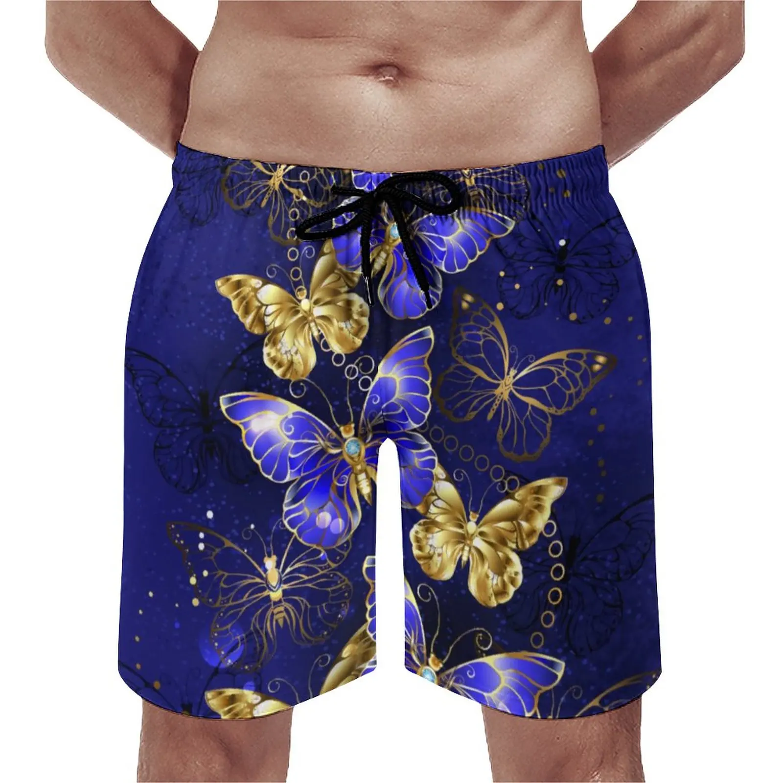 Board Shorts Gold Butterfly Casual Swim Trunks Sapphire Butterflies Print Quick Dry Sports Fitness Oversize Board Short Pants
Board Shorts Gold Butterfly Casual Swim Trunks Sapphire Butterflies Print Quick Dry Sports Fitness Oversize Board Short Pants