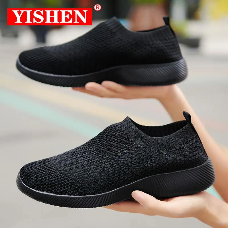 YISHEN Sneakers Women Running Shoes Breathable Mesh Slip-On Casual Shoes Woman Sneakers Lightweight Zapatillas Mujer Deportiva 
YISHEN Sneakers Women Running Shoes Breathable Mesh Slip-On Casual Shoes Woman Sneakers Lightweight Zapatillas Mujer Deportiva