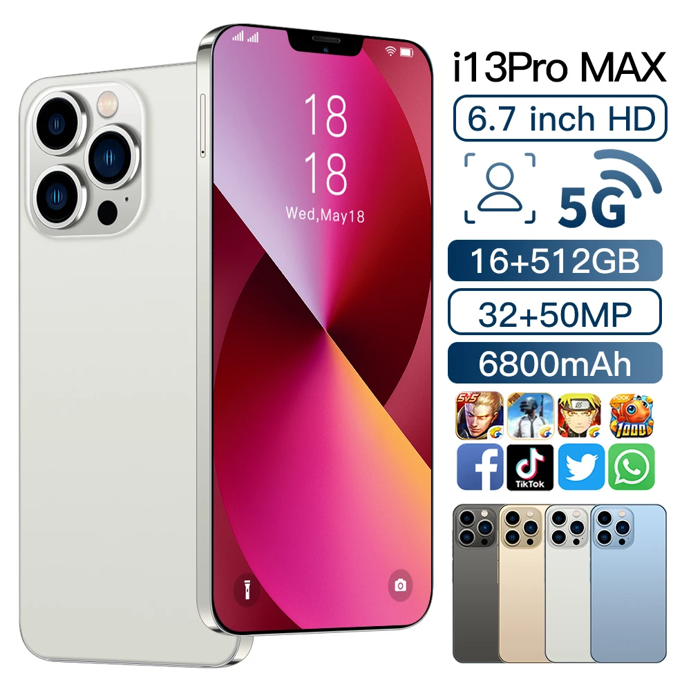 I13p roM ax 2022 новейший смартфон 6,7 дюймовый U-экран 16 Гб ОЗУ 512 Гб ПЗУ 21MP + 48MP 6800ma HD камера мобильный сотовый телефон Android
I13p roM ax 2022 новейший смартфон 6,7 дюймовый U-экран 16 Гб ОЗУ 512 Гб ПЗУ 21MP + 48MP 6800ma HD камера мобильный сотовый телефон Android