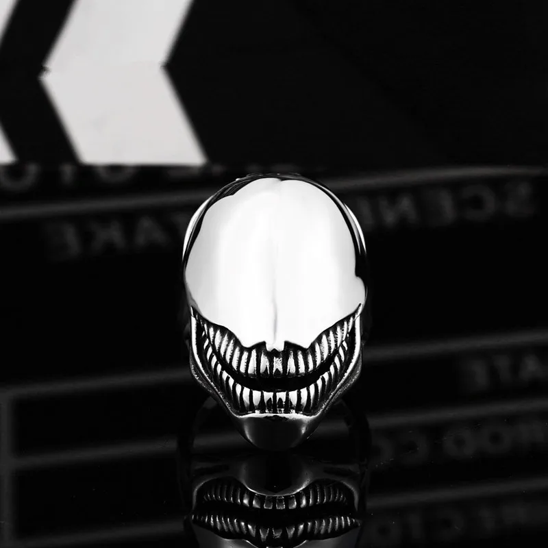 New Creativity Design Stainless Steel Men Ring Venom Domineering Cool Punk Rock Hip Hop for Biker Male Boyfriend Fashion Jewelry 
New Creativity Design Stainless Steel Men Ring Venom Domineering Cool Punk Rock Hip Hop for Biker Male Boyfriend Fashion Jewelry