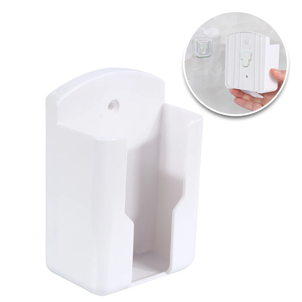 Universal White Air Conditioner Remote Control Holder Wall Mounted Bathroom Mobile Phone Box Storage Paste No-Punch Shelves
Universal White Air Conditioner Remote Control Holder Wall Mounted Bathroom Mobile Phone Box Storage Paste No-Punch Shelves