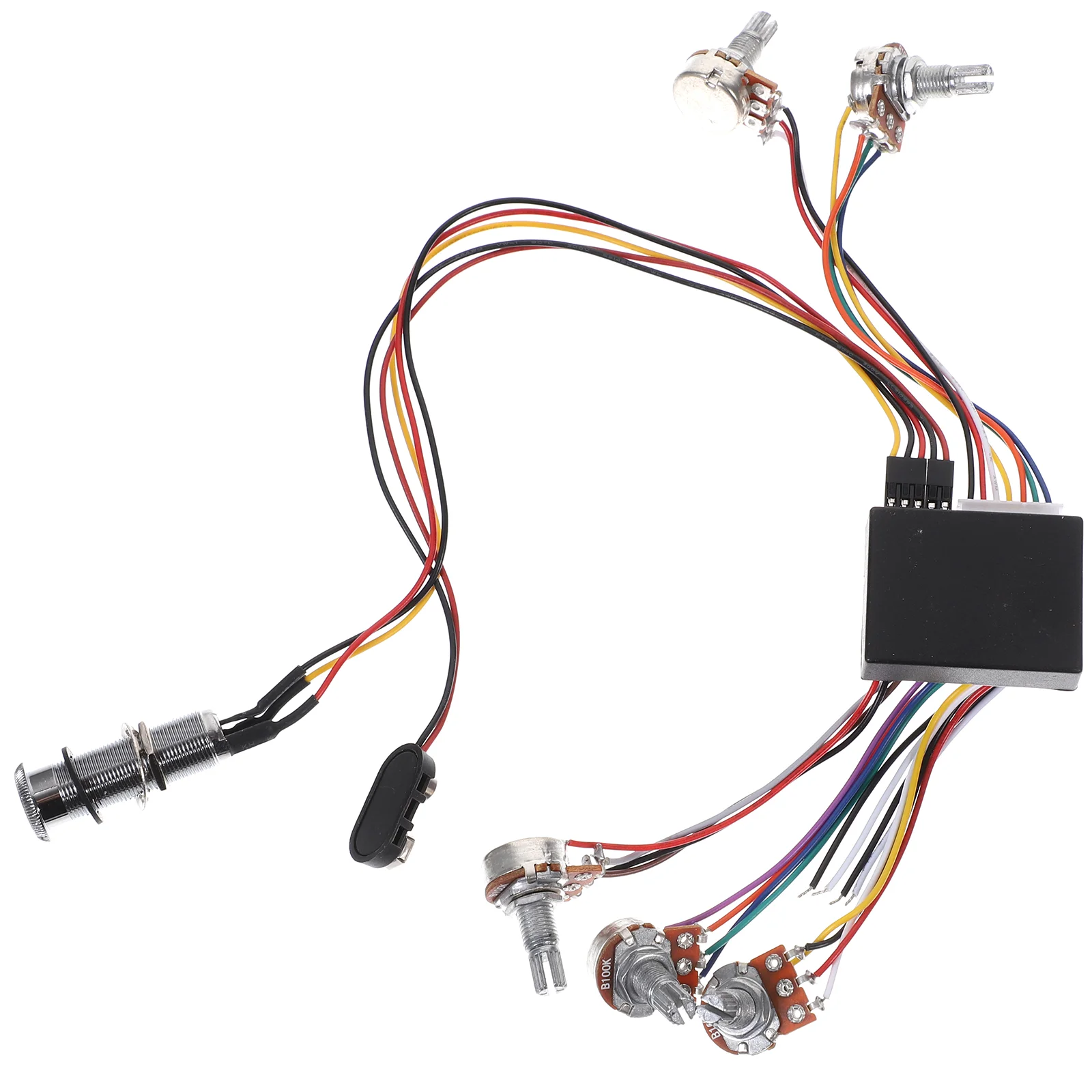 Line Guitar Fitting 3 Band Equalizer 3-Band Circuit Bass Tone Control Wiring Harness
Line Guitar Fitting 3 Band Equalizer 3-Band Circuit Bass Tone Control Wiring Harness