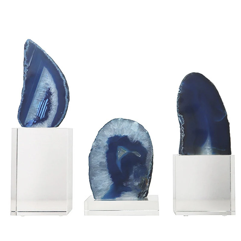 Light Luxury Bedroom Furniture Ornament Simple House Blue Decor Agate Decoration for Home
Light Luxury Bedroom Furniture Ornament Simple House Blue Decor Agate Decoration for Home