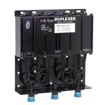 VHF 136-174MHz 50W Duplexer for Radio Repeater Tuned Low Frequency 157MHz High Frequency 163MHz N Female Connectors 50w 50w 50w
VHF 136-174MHz 50W Duplexer for Radio Repeater Tuned Low Frequency 157MHz High Frequency 163MHz N Female Connectors 50w 50w 50w