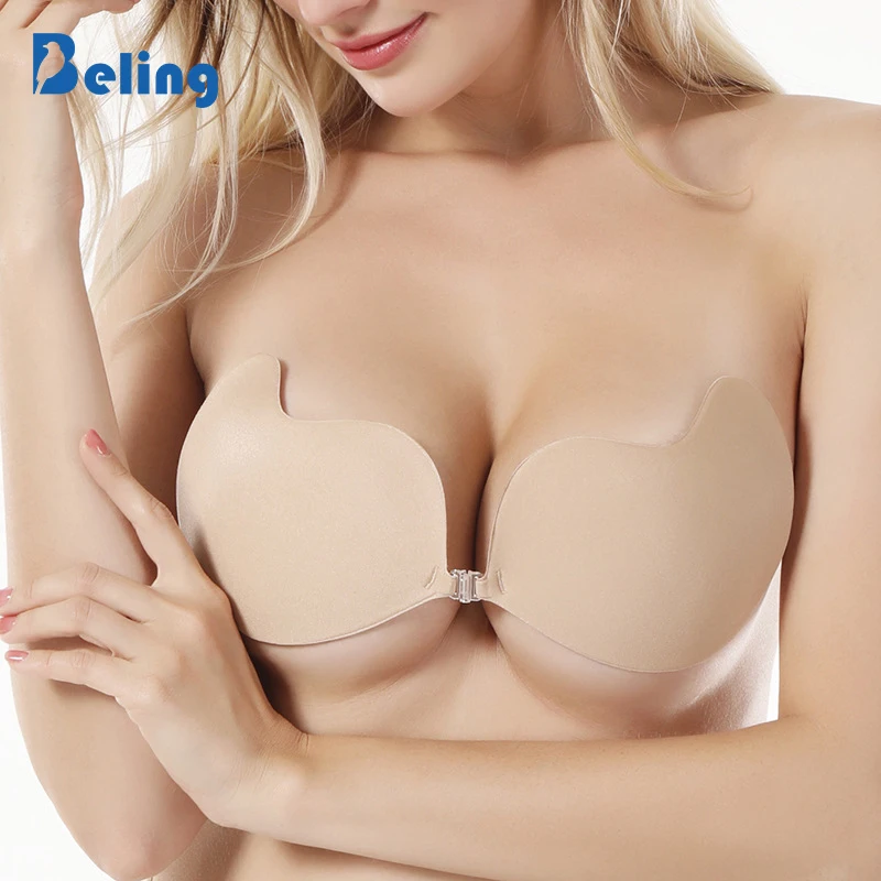 Beling Silicone Sexy Invisible Self-adhesive Bras Breast Patch Gather Up Brassiere Breast Sticker Push Up Strapless Underwear
Beling Silicone Sexy Invisible Self-adhesive Bras Breast Patch Gather Up Brassiere Breast Sticker Push Up Strapless Underwear