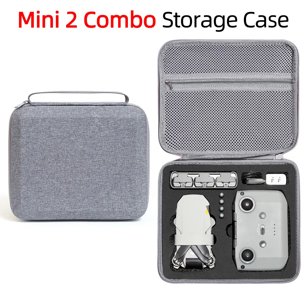 Suitable For DJI Mini 2 Portable Storage Bag Travel Outdoor EVA Waterproof Carrying Case Zipper Handbag Drone Accessory
Suitable For DJI Mini 2 Portable Storage Bag Travel Outdoor EVA Waterproof Carrying Case Zipper Handbag Drone Accessory