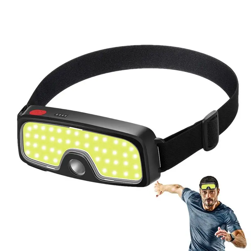 

Headlamp Rechargeable Eyeglass Super Bright LED Head Lamp with 3 Modes Comfortable Headlamp Flashlights Waterproof Headlight