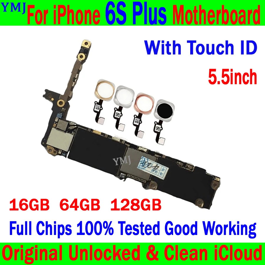 100% протестированная полнофункциональная материнская плата для IPhone 6S Plus 5,5 дюйма, материнская плата с/без Touch ID, логическая плата, оригинальн...
100% протестированная полнофункциональная материнская плата для IPhone 6S Plus 5,5 дюйма, материнская плата с/без Touch ID, логическая плата, оригинальн...
